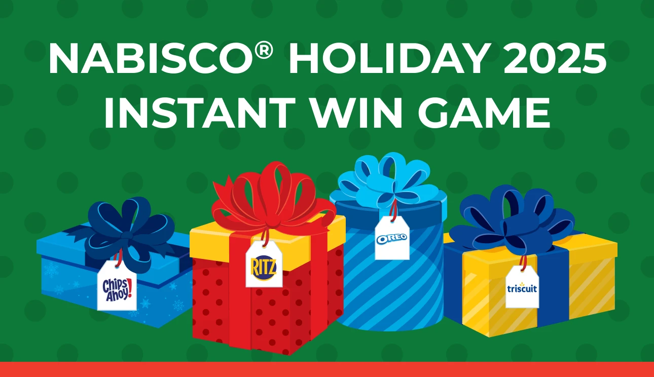 NABISCO Holiday 2025 Instant Win Game - Make Every Moment Merrier